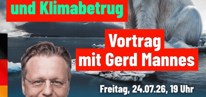Herzliche Einladung zum Vortrag und Bürgerstammtisch